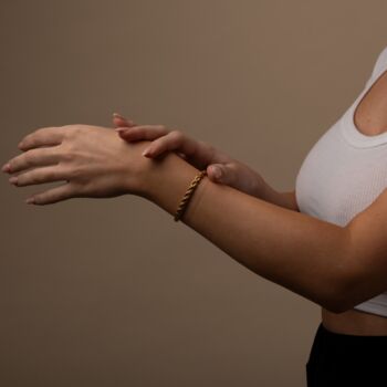 Engraved Gold Rope Bracelet Womens And Mens, 2 of 7
