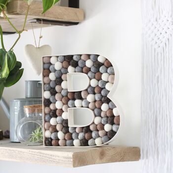 Pompom Initials, 2 of 12