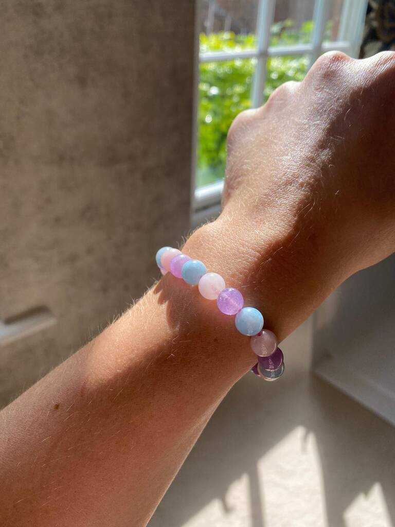 Calm Crystal Gemstone Bracelet Gift For Her, 1 of 3