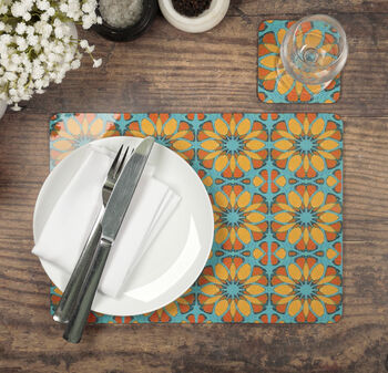 Moroccan Flower Placemats, 2 of 11
