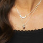 Rose Gold Strawberry Sterling Silver Necklace, thumbnail 5 of 8