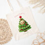 Personalised Knitted Christmas Tree Gift Storage Bag, thumbnail 2 of 2