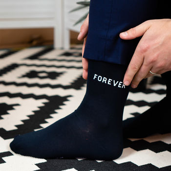 'Always And Forever' Mr And Mr Wedding Day Socks, 3 of 3