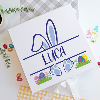 Printed Personalised Bunny East Gift Box, 2 of 8