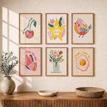 Sets Of Six Motivational Art Themed Print Bundles, 2 of 12