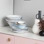 Handmade Ice Blue Stoneware Crockery, thumbnail 1 of 6