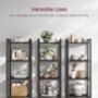 Four Tier Bookshelf Industrial Shelving Unit Bookcase, thumbnail 7 of 7