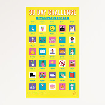 30 Day Challenge Scratch Off Poster, 12 of 12