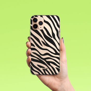Zebra Print Phone Case For iPhone, 5 of 9