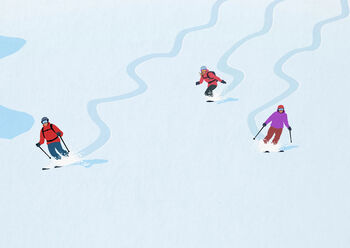 Personalised Ski And Snowboard Poster, 3 of 8