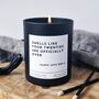 30th Birthday Candle With Personalised Message, thumbnail 5 of 9