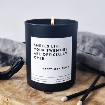 30th Birthday Candle With Personalised Message, 5 of 9