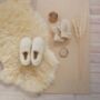 100% Siberian Wool Slippers In Natural, thumbnail 1 of 4