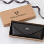 Recycled Personalised Luxury Leather Glasses Case, thumbnail 2 of 3