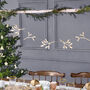 Wooden Mistletoe Christmas Garland, thumbnail 1 of 3
