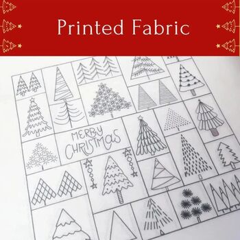 Oh Christmas Tree Festive Embroidery Kit, 4 of 10