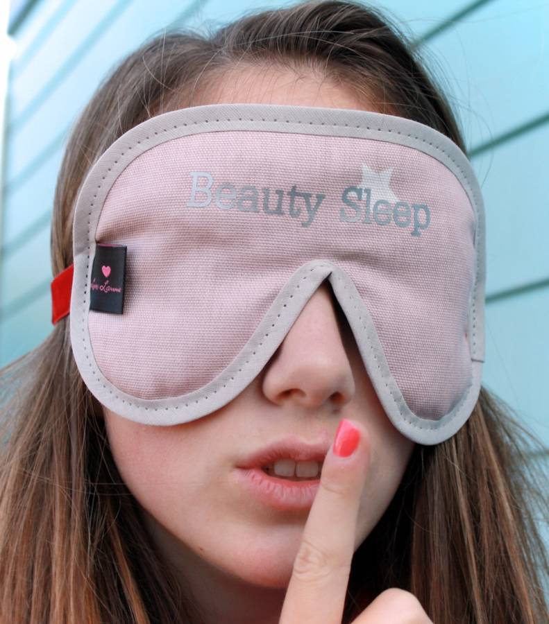 Personalised Sleep Mask 'beauty Sleep' By Love Lammie & Co