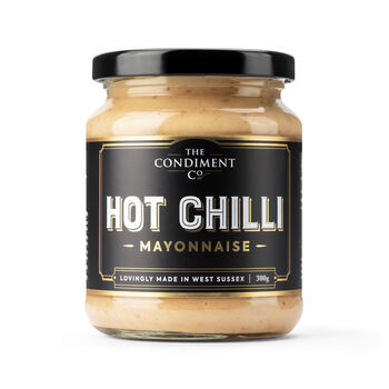 Hot Chilli Mayonnaise 300g Made With Free Range Egg Yolk, 2 of 2