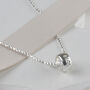 Personalised ‘Good Luck’ Sterling Silver Word Charm Necklace, thumbnail 5 of 6