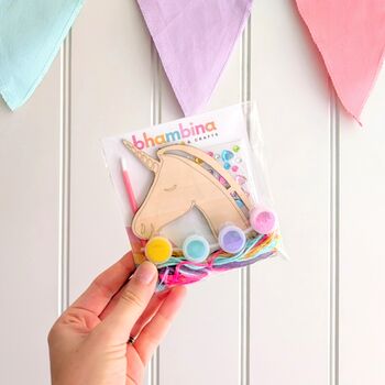 Paint Your Own Unicorn Yarn Craft Kit, 2 of 4