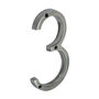 Brass Bee Premium House Numbers In Pewter Five Inch, thumbnail 5 of 11
