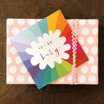 Colourful New Baby Card, 3 of 5