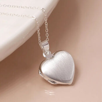 Personalised Sterling Silver Heart Locket, 2 of 10