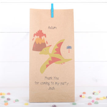 Personalised Dinosaur Party Bags, 2 of 7