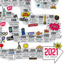50th Birthday Personalised Print ‘The Road To 50’, thumbnail 10 of 10