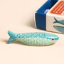 Tiny Matchbox Ceramic Sardine Token, thumbnail 3 of 3