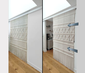 Large Natural Macrame Wall Hanging 'Sephina', 4 of 6