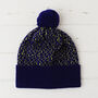 Lambswool Knitted Scatter Pom Pom Hat, thumbnail 6 of 12