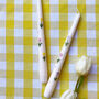 Hand Painted Tulip Tapered Candles, thumbnail 2 of 9