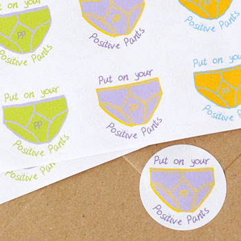 Positive Pants Sticker Sheets, 2 of 8