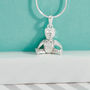Sterling Silver Christening Teddy Or Rabbit Necklace, thumbnail 2 of 5