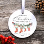 Personalised First Christmas As A Family Bauble, thumbnail 4 of 6