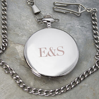 Personalised Silver Plated Heritage Pocket Watch, 5 of 7