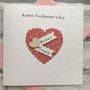 Personalised 1st Mother's Day Heart Card, thumbnail 1 of 2
