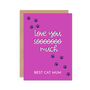 Paw Prints Cat Mum Birthday Card, thumbnail 2 of 2