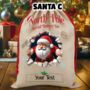 Personalised Christmas Santa Breakout Santa Sack, thumbnail 4 of 4