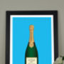 Personalised 'A Vintage Year' Birthday Champagne Print, thumbnail 7 of 12