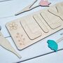 Personalised Name Puzzle With Floral Detail, thumbnail 5 of 8