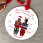 Personalised Best Friend Christmas Bauble – “There Is No Greater Gift Than Friendship” Acrylic Ornament – Custom Bestie Xmas Gift Keepsake, thumbnail 1 of 5