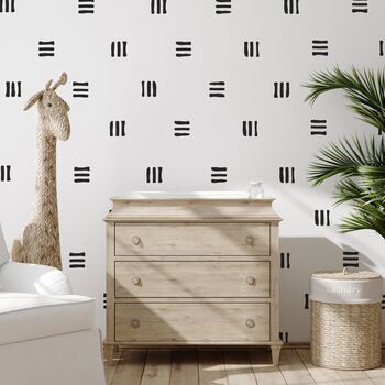 Mini Abstract Lines Wall Stickers, 2 of 4