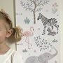Serengeti Height Chart For Nursery Or A Kid's Bedroom, thumbnail 6 of 8