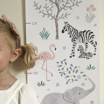 Serengeti Height Chart For Nursery Or A Kid's Bedroom, 6 of 8