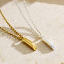 Mini Flow Bar Necklace, thumbnail 3 of 7