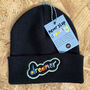 Dreamer Embroidered Beanie Hat, thumbnail 1 of 6