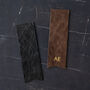 Debonaire Vintage Leather Bookmark , Personalised, thumbnail 2 of 3