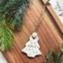Personalised Clay Mini Tree Decoration, thumbnail 5 of 6